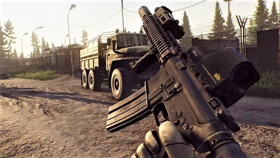 Not my images but look at the level of gun customization in escape