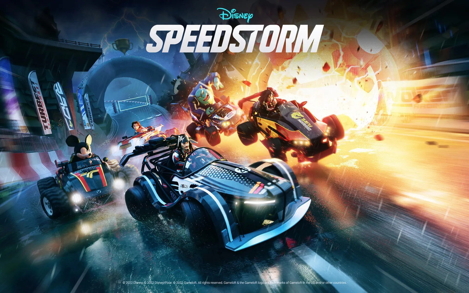 Melhores pilotos em Disney Speedstorm