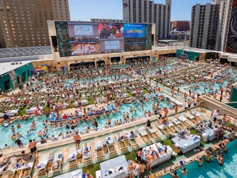 circa resort casino stadium swim pool las vegas