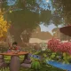 Uma floresta serena em Cozy Gardening Jogo Wildmender.