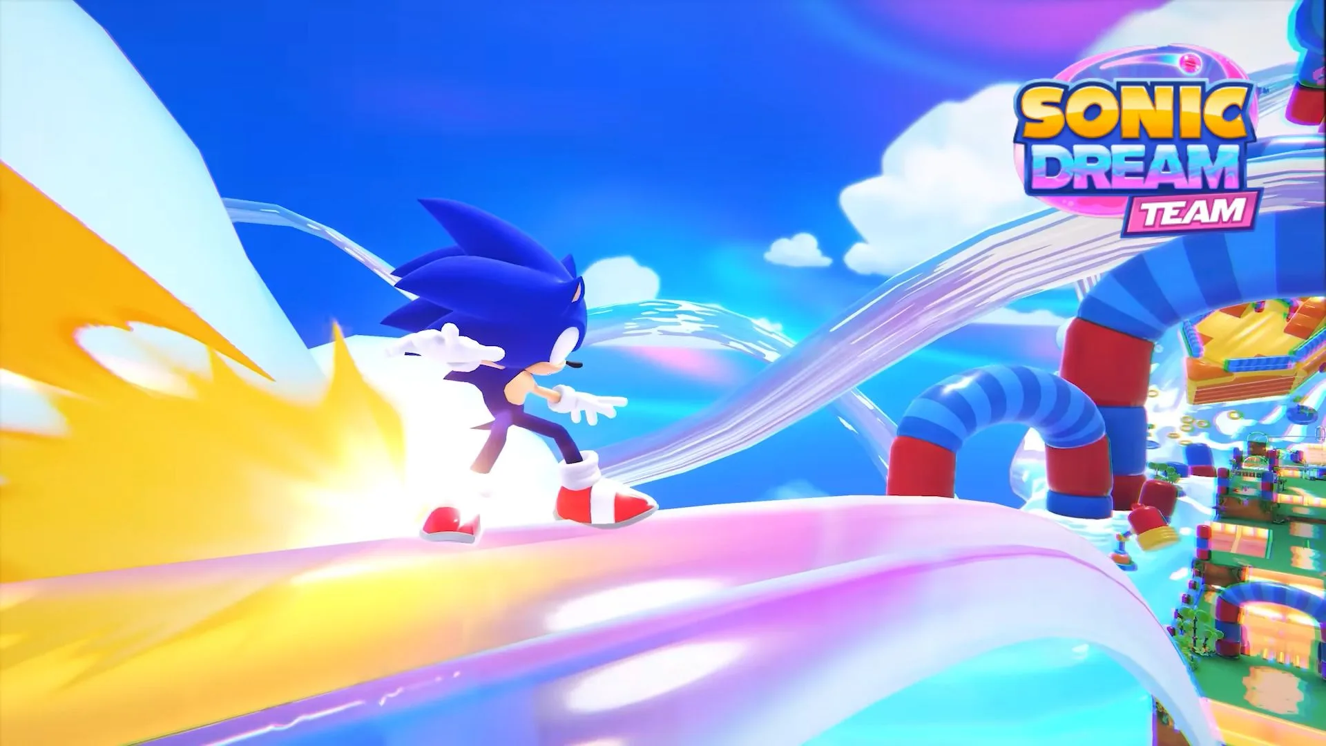 Sonic Dream Team: Sonic oyun sahnesi