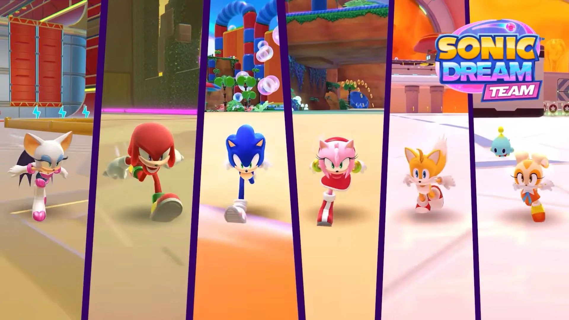 Sonic Dream Team: The 6 characters