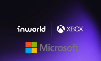 Microsoft, Xbox och Inworld AI-logotyper
