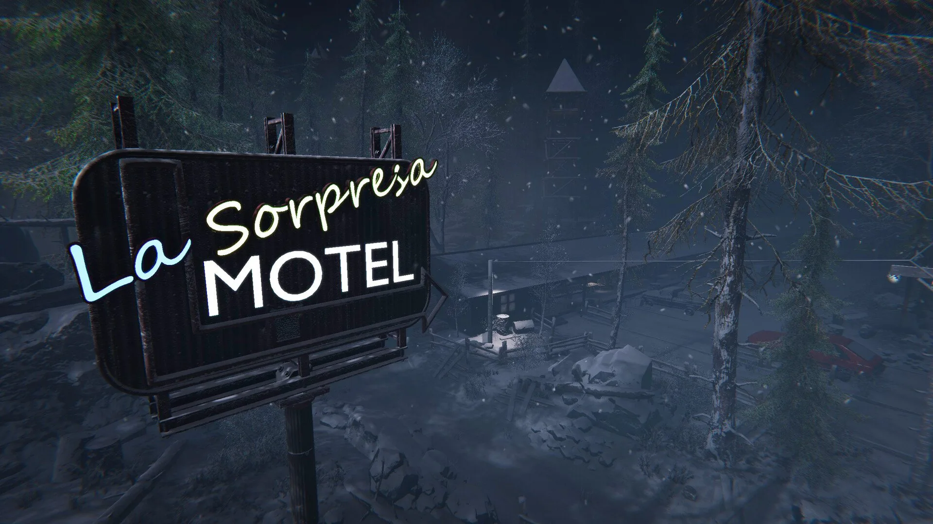 Pengaturan motel di Booze Masters: Moonshine yang Membekukan