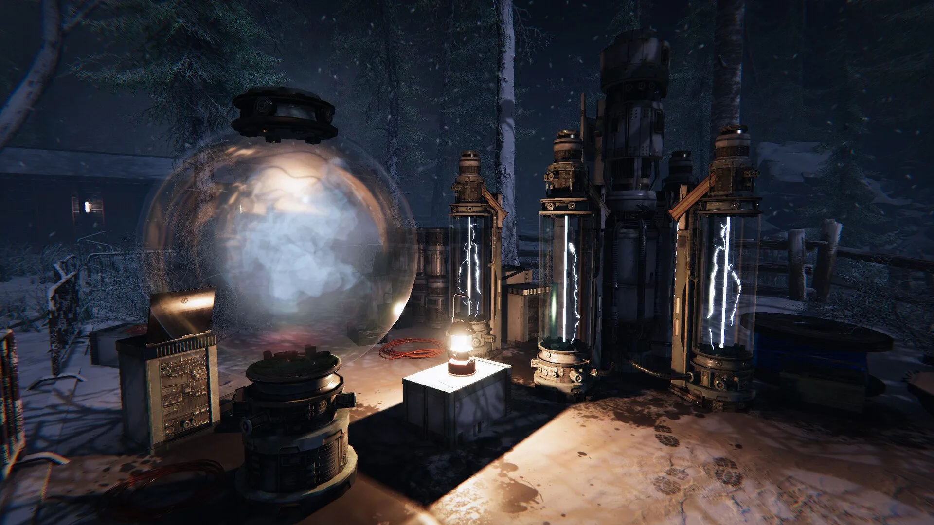 Lab pencampuran di Booze Masters: Freezing Moonshine