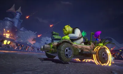 DreamWorks All-Star Kart Yarışında Shrek