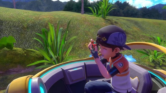 Taking Photos in New Pokemon Snap.