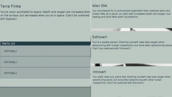 Starfield Traits 