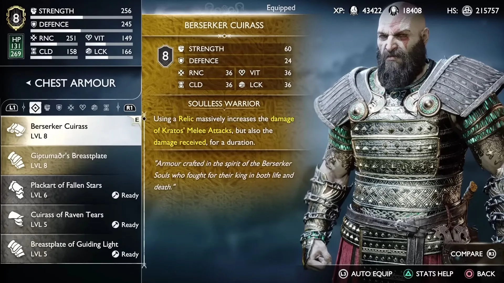 Berserker Chest Armor