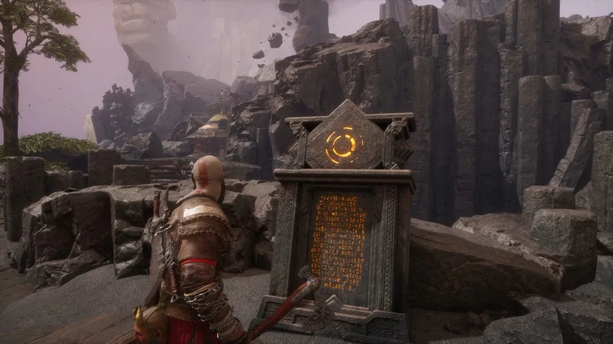 Máy tính bảng trong God of War Ragnarok: Valhalla