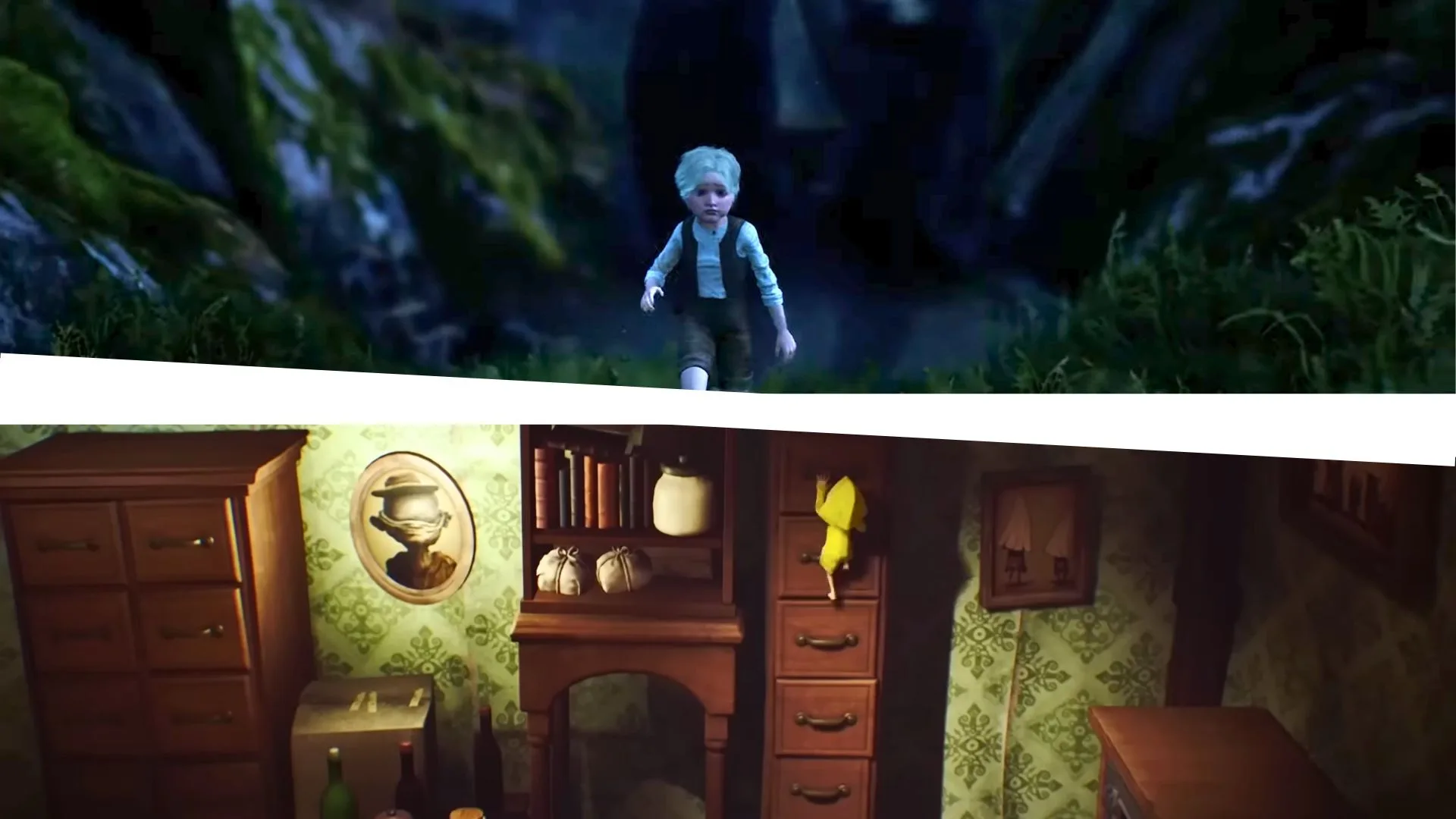 Mission in Bramble (top) and Little Nightmares (bottom)