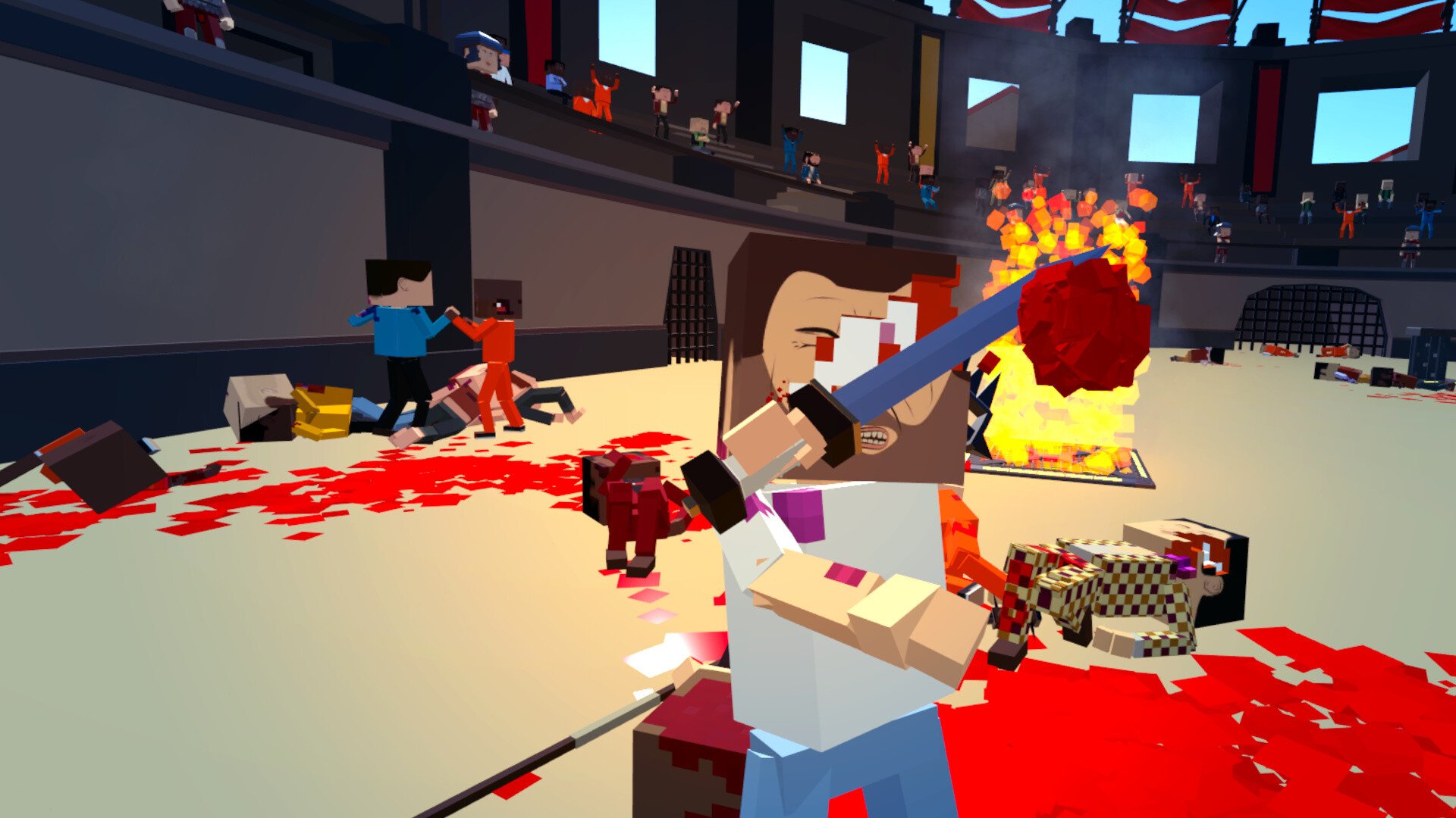 Paint the Town Red VR でのアリーナ戦闘