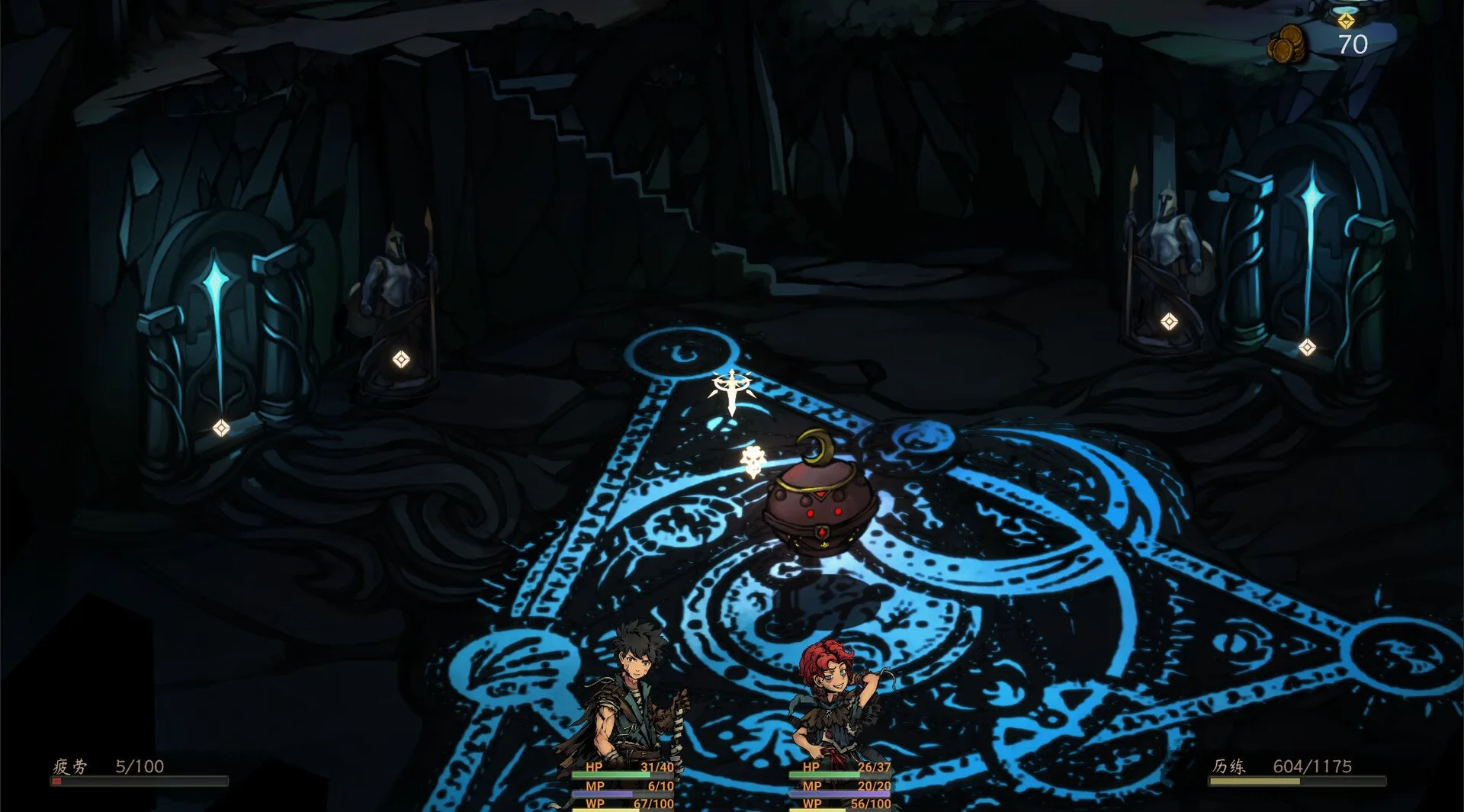 Turn-based combat in The Nameless: Slay Dragon