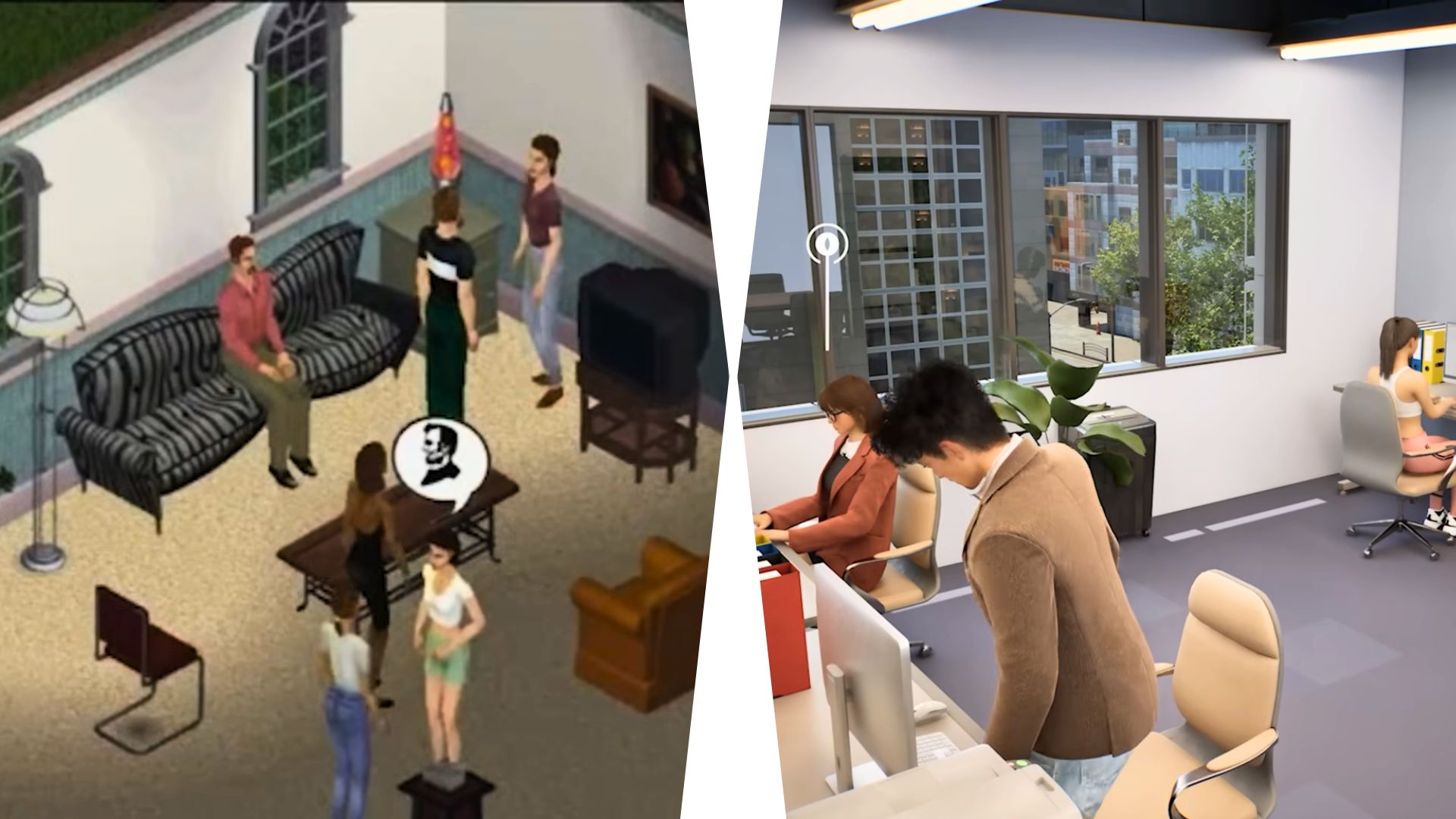 Characters in the two games