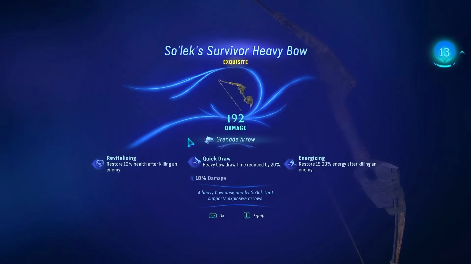 So&rsquo;lek&rsquo;s Survivor Heavy Bow