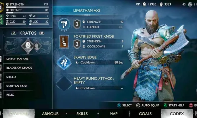 God of War Ragnarok: Valhalla Leviathan Axe Skills