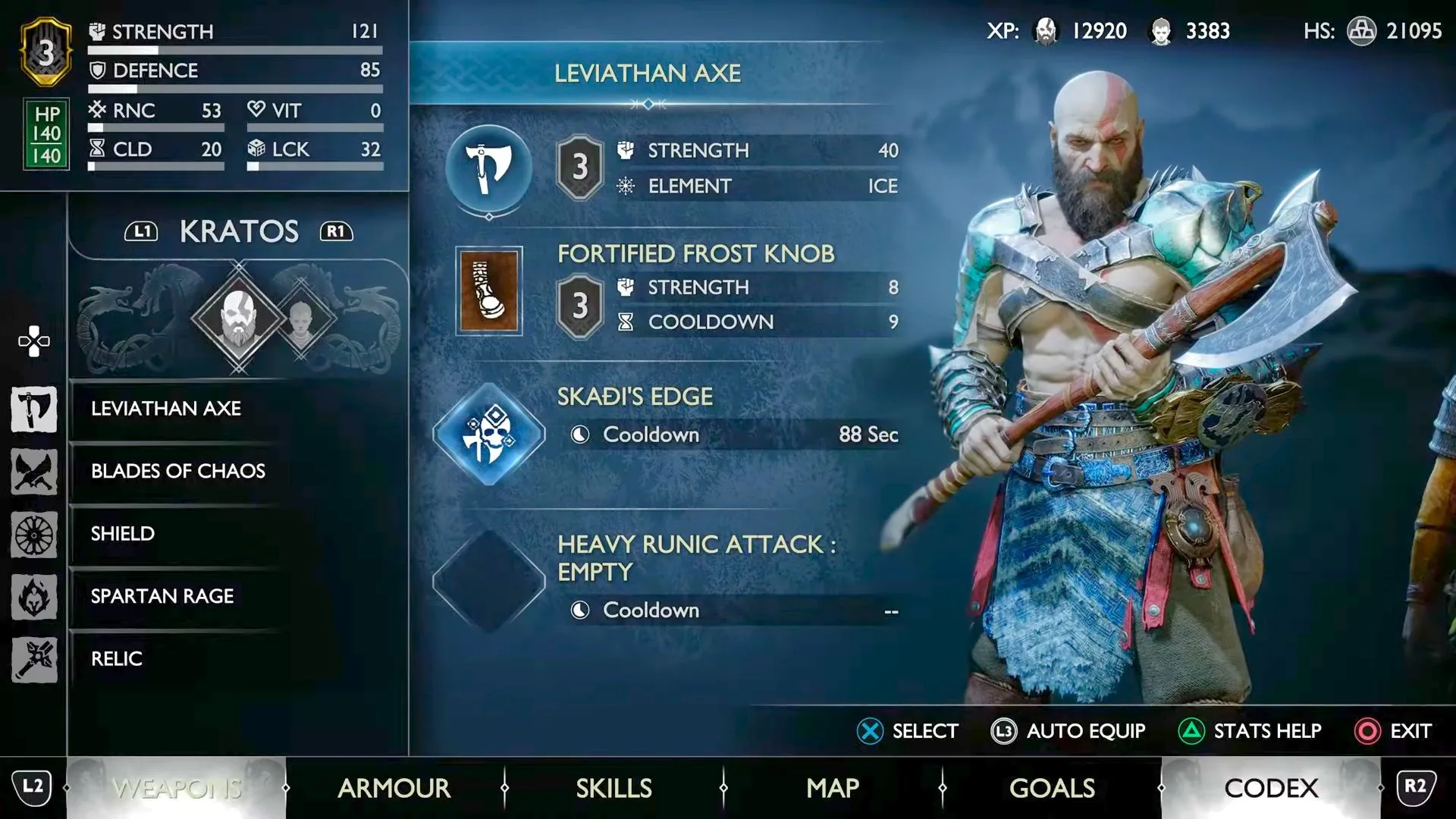 God of War Ragnarok: Valhalla Leviathan Axe Skills