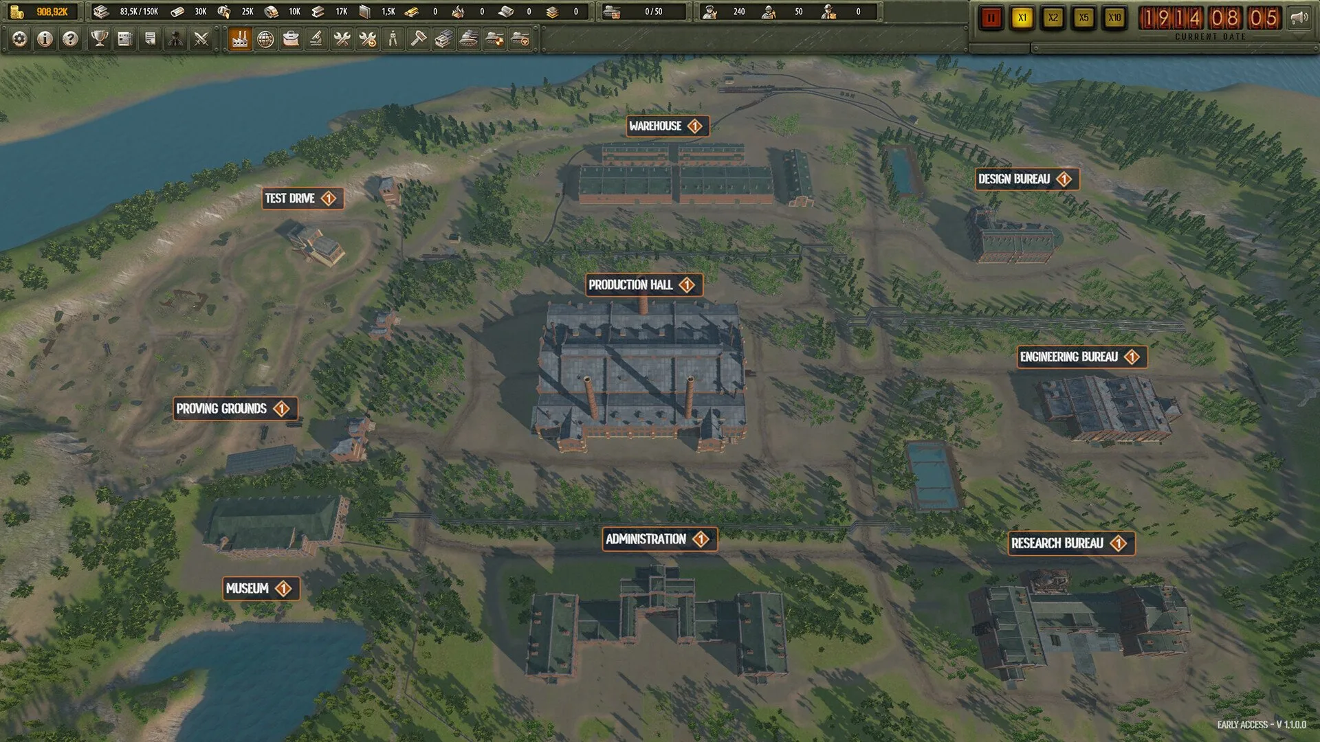 시설 개요(Arms Trade Tycoon: Tanks)