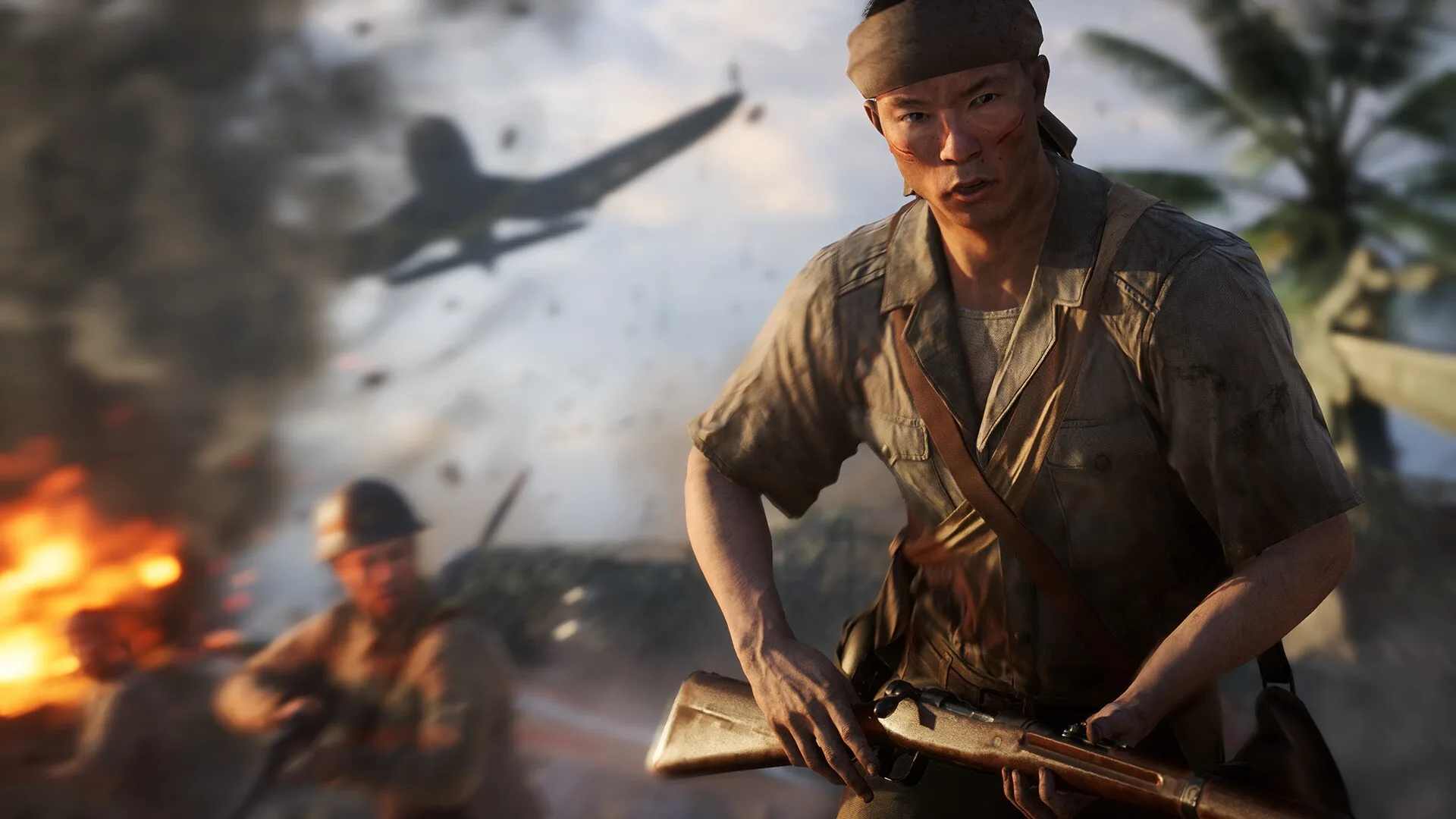 Insurgency Sandstorm과 같은 게임에서 군인들이 전진합니다.