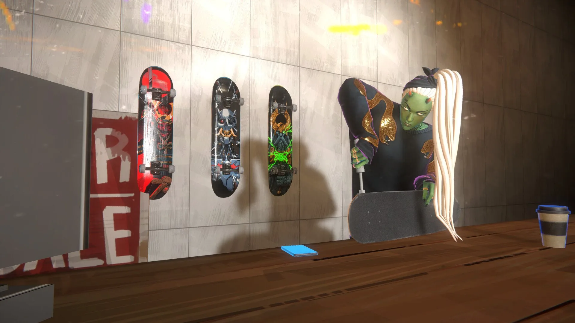 Tweaking board-stil (Helskate)
