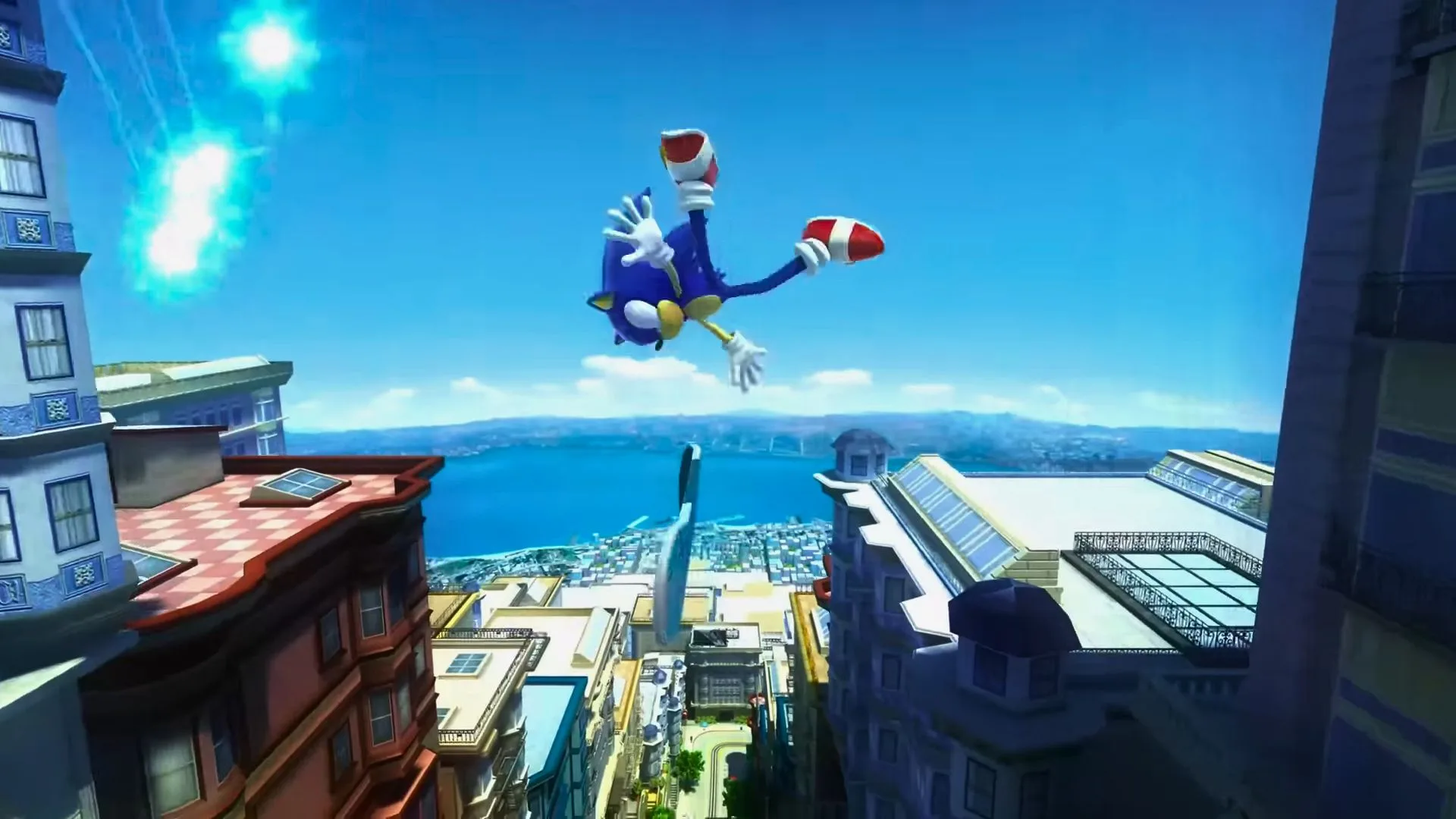 Sonic no modo de jogo