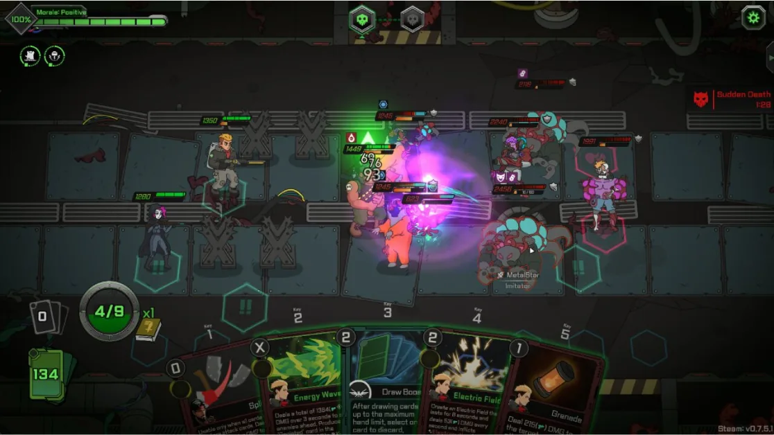 Characters engage in strategic combat in game like Corrupted Dawn of Havoc