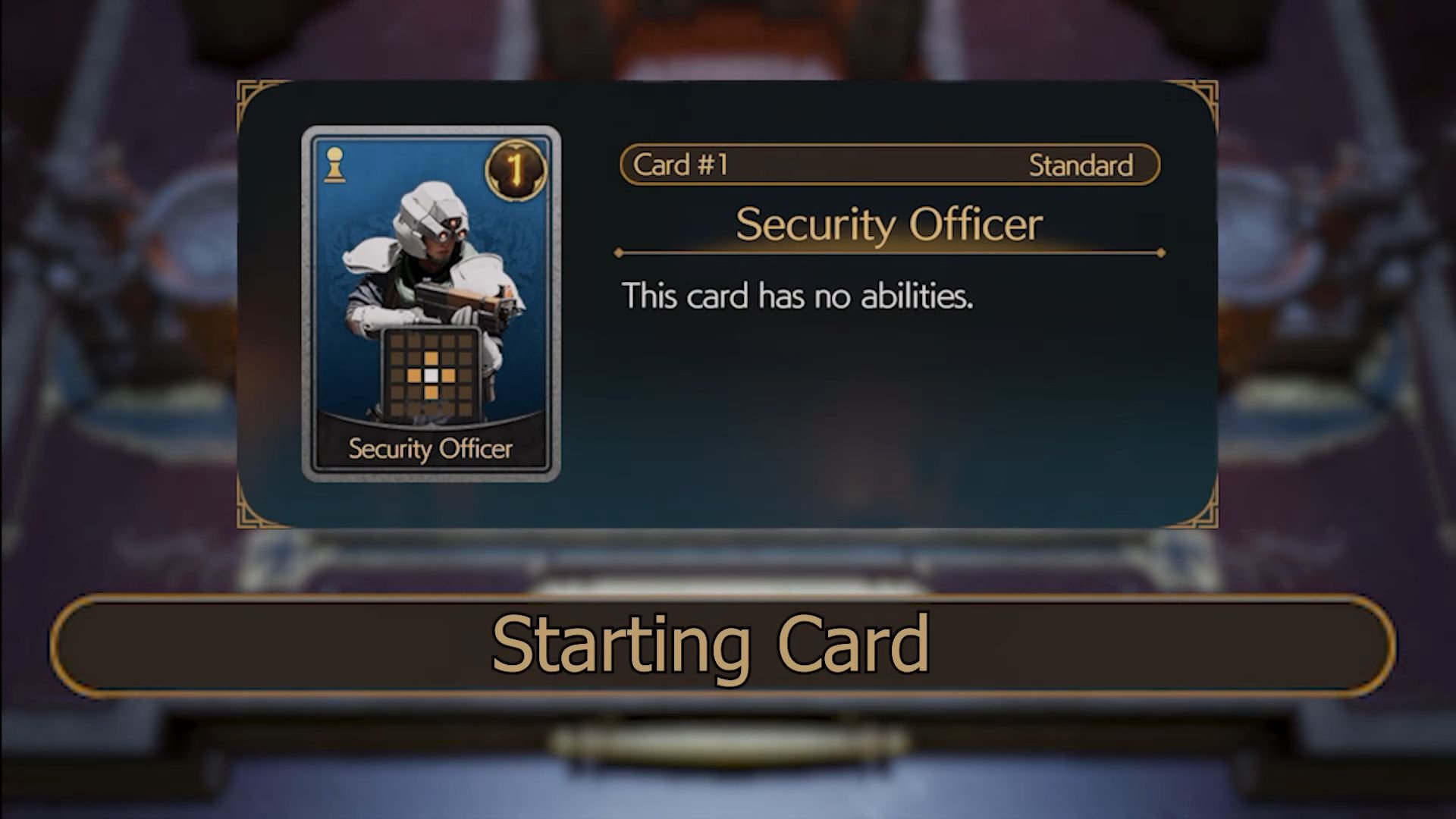 Security Officer card in FFVII