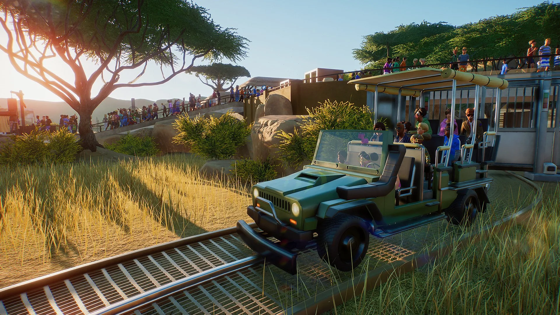 Rangers vermessen Gebiete (Planet Zoo)