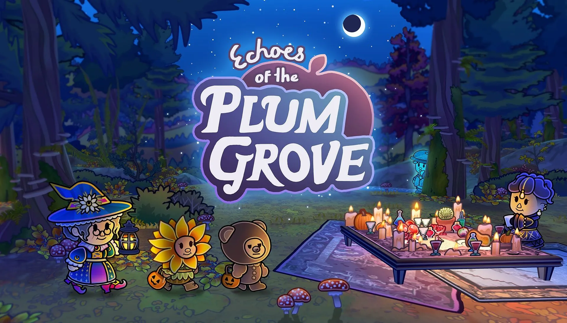 Ekko av Plum Grove-logobilde.