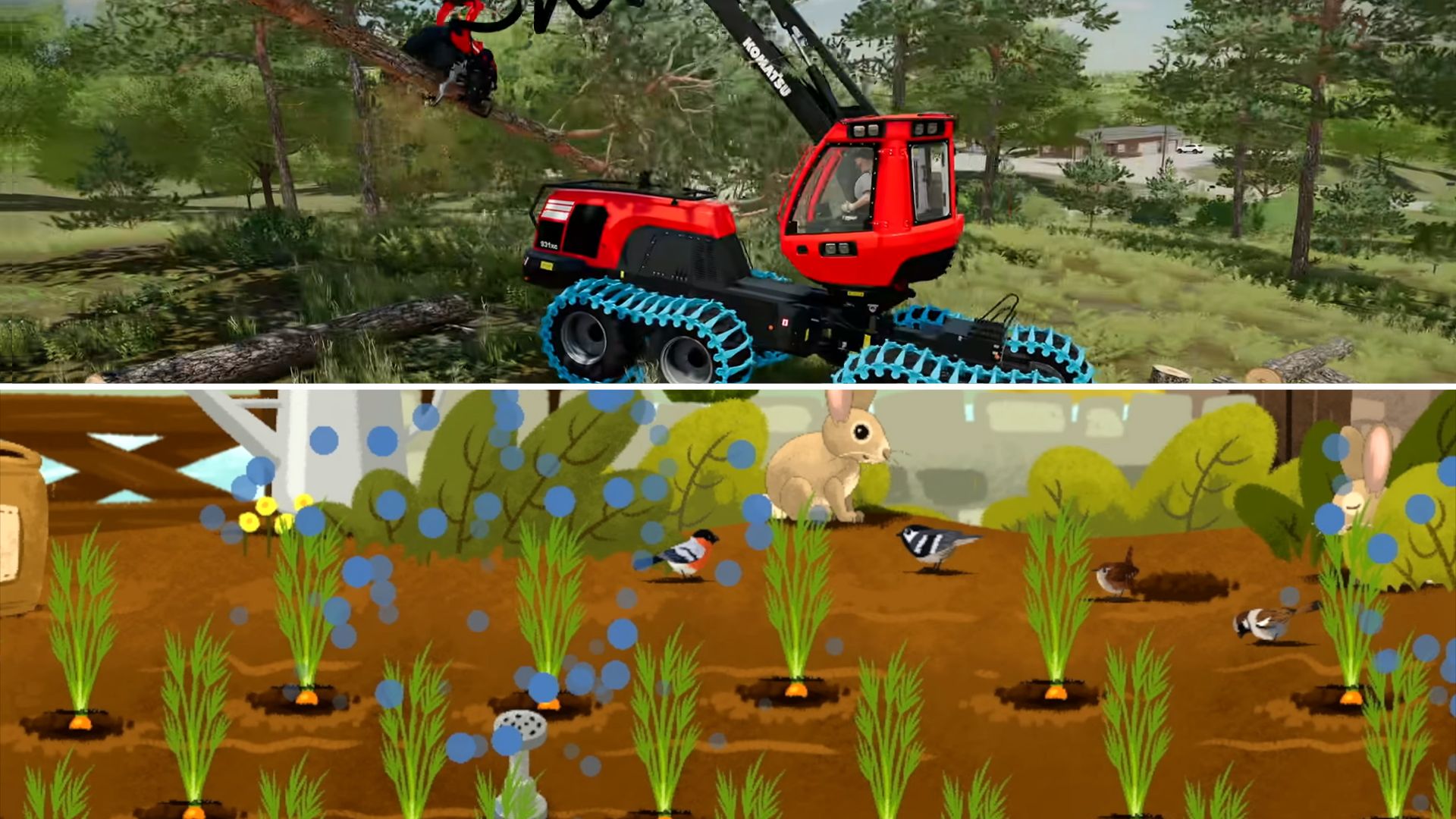 Farming Simulator vs Farming Simulator Kids
