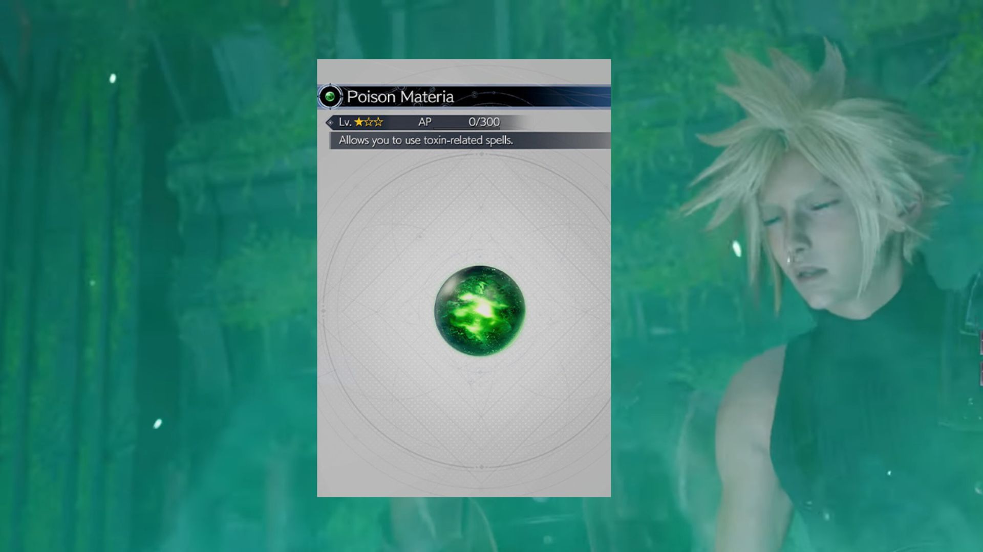 Final Fantasy 7 Rebirth : Sort de poison