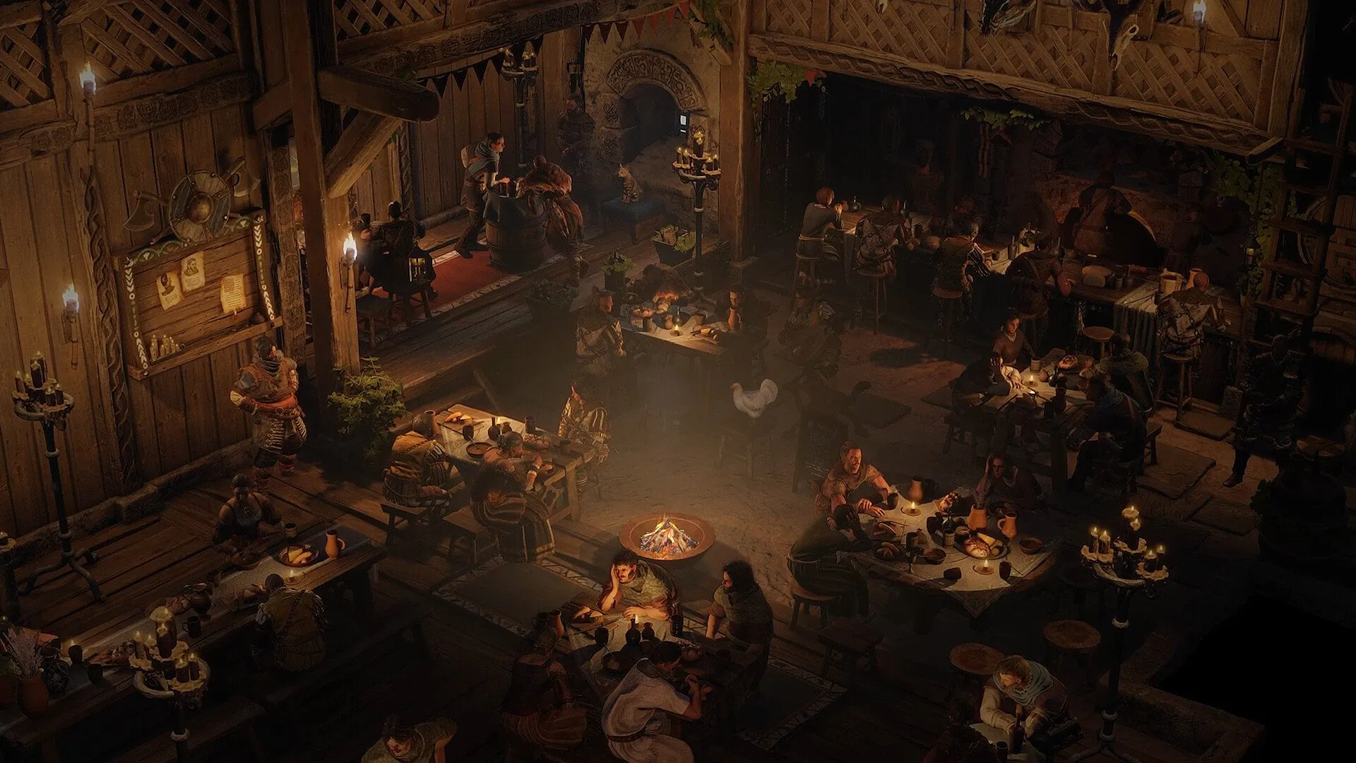 Wyprzedane wnętrze tawerny (Wartales: The Tavern Opens)