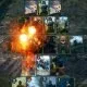 Фэнтезийная карточная боевая компьютерная игра с огненным взрывом