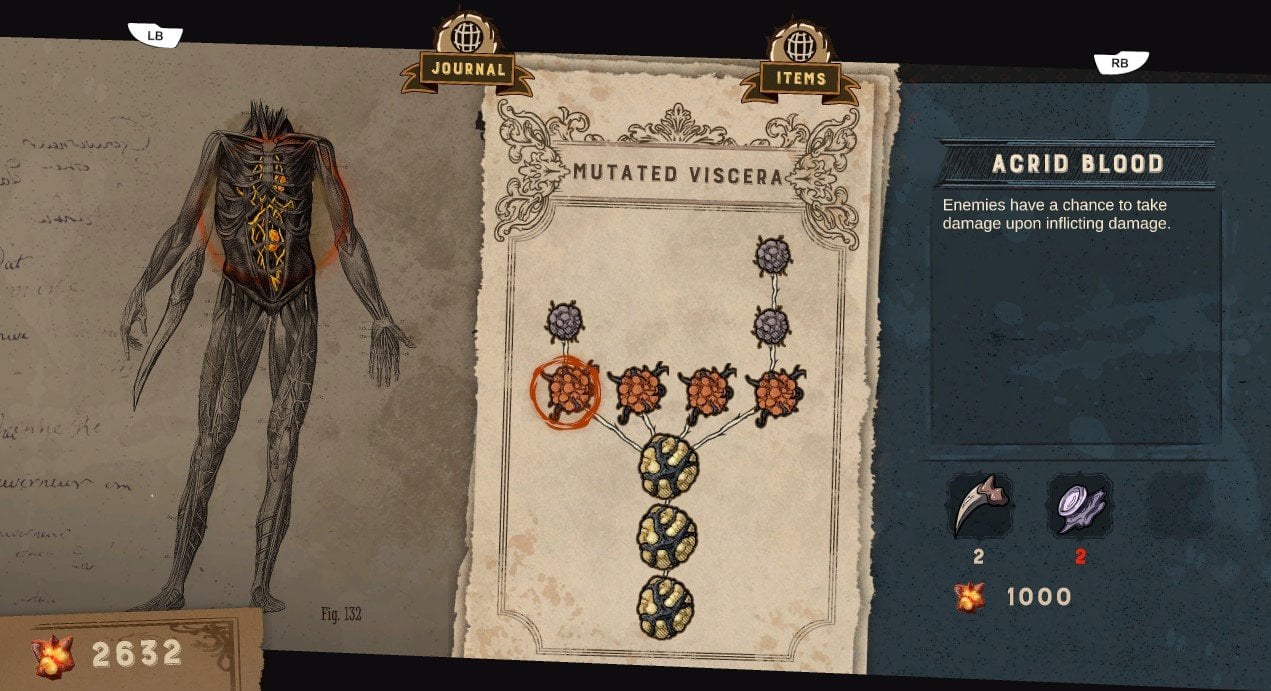 Ga op pad met de Vile Mutated-vaardigheidsboom