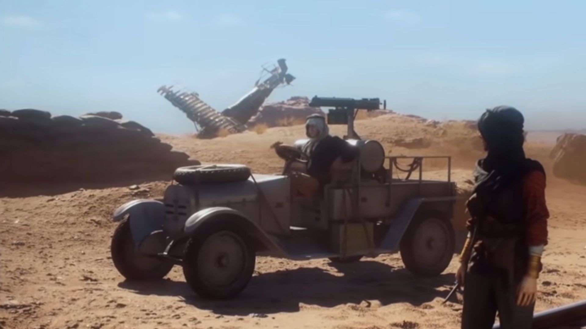 veicolo nel deserto
