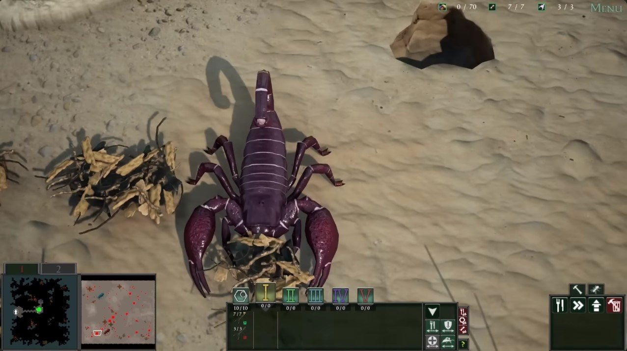 ants vs scorpion