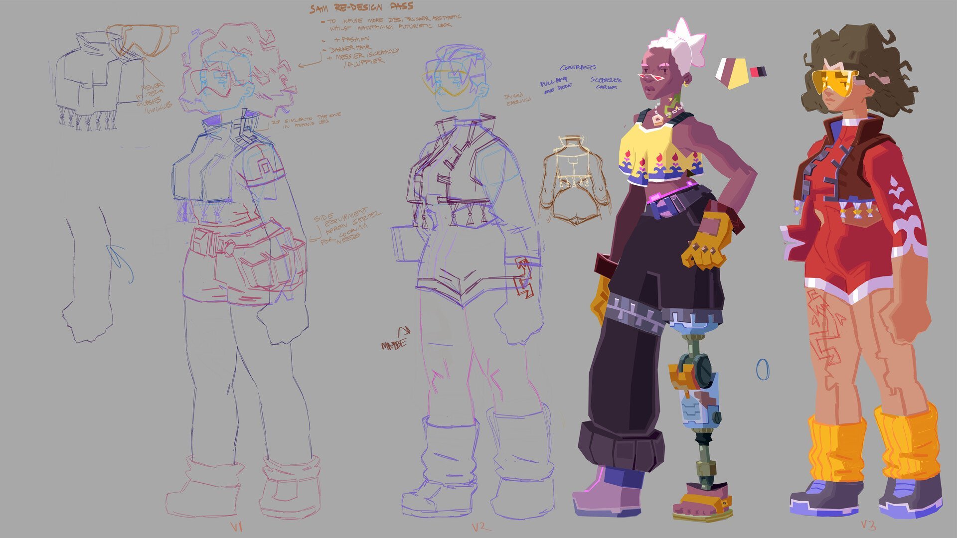 Samara and Amani sketch