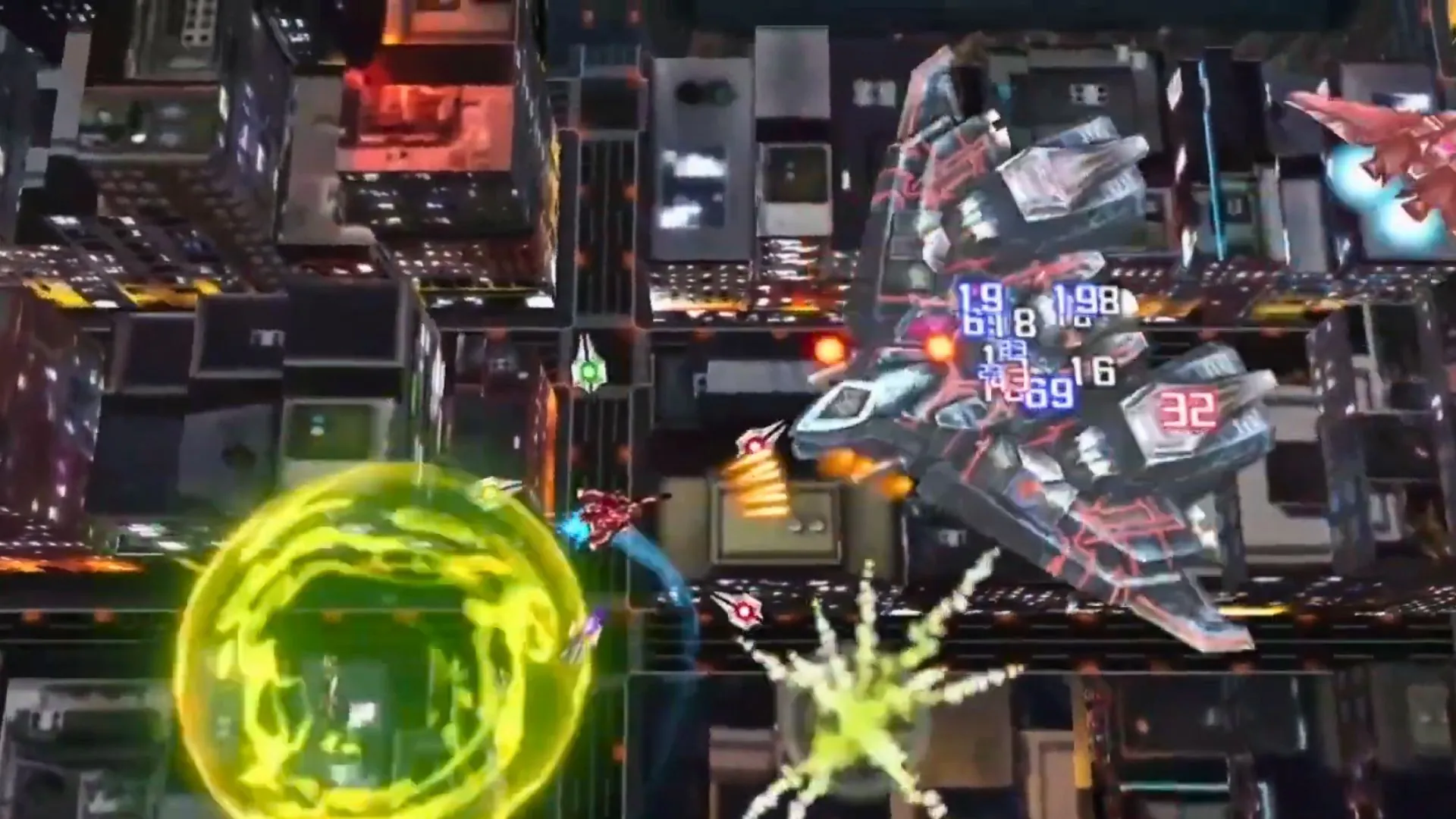 Ships shooting at each other