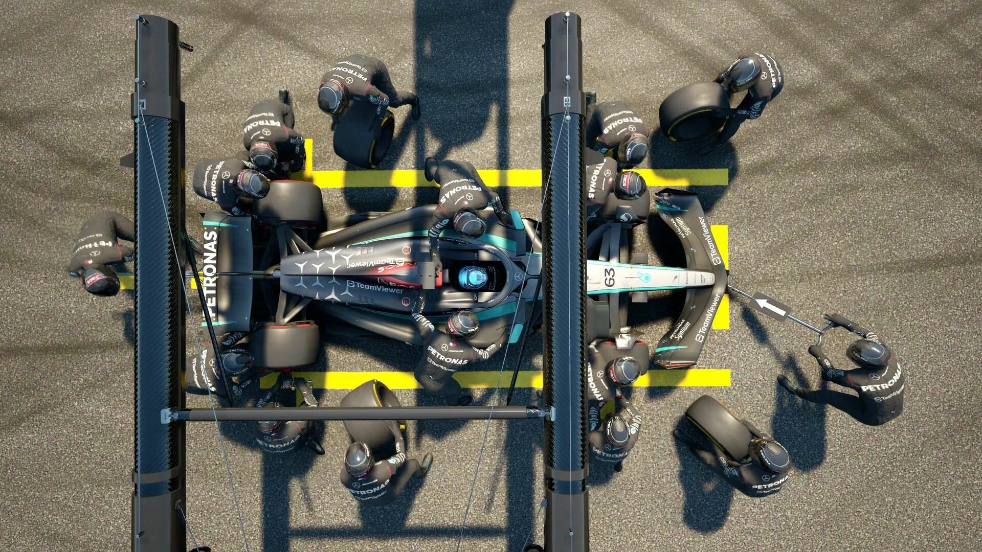 Пит-стоп Mercedes - обзор менеджера F1 2024 года
