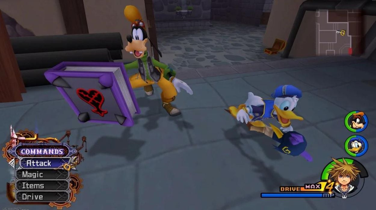 Construye para Goofy en Kingdom Hearts