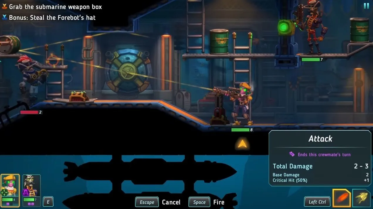 Daisy attack - SteamWorld Heist II: 10 Best Tips