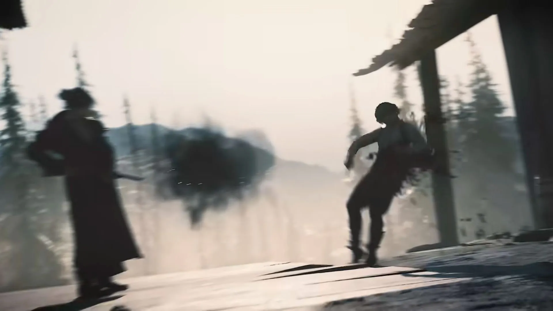 Shooting an enemy