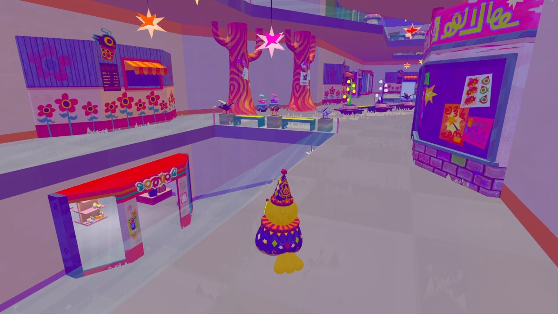 decorated shop