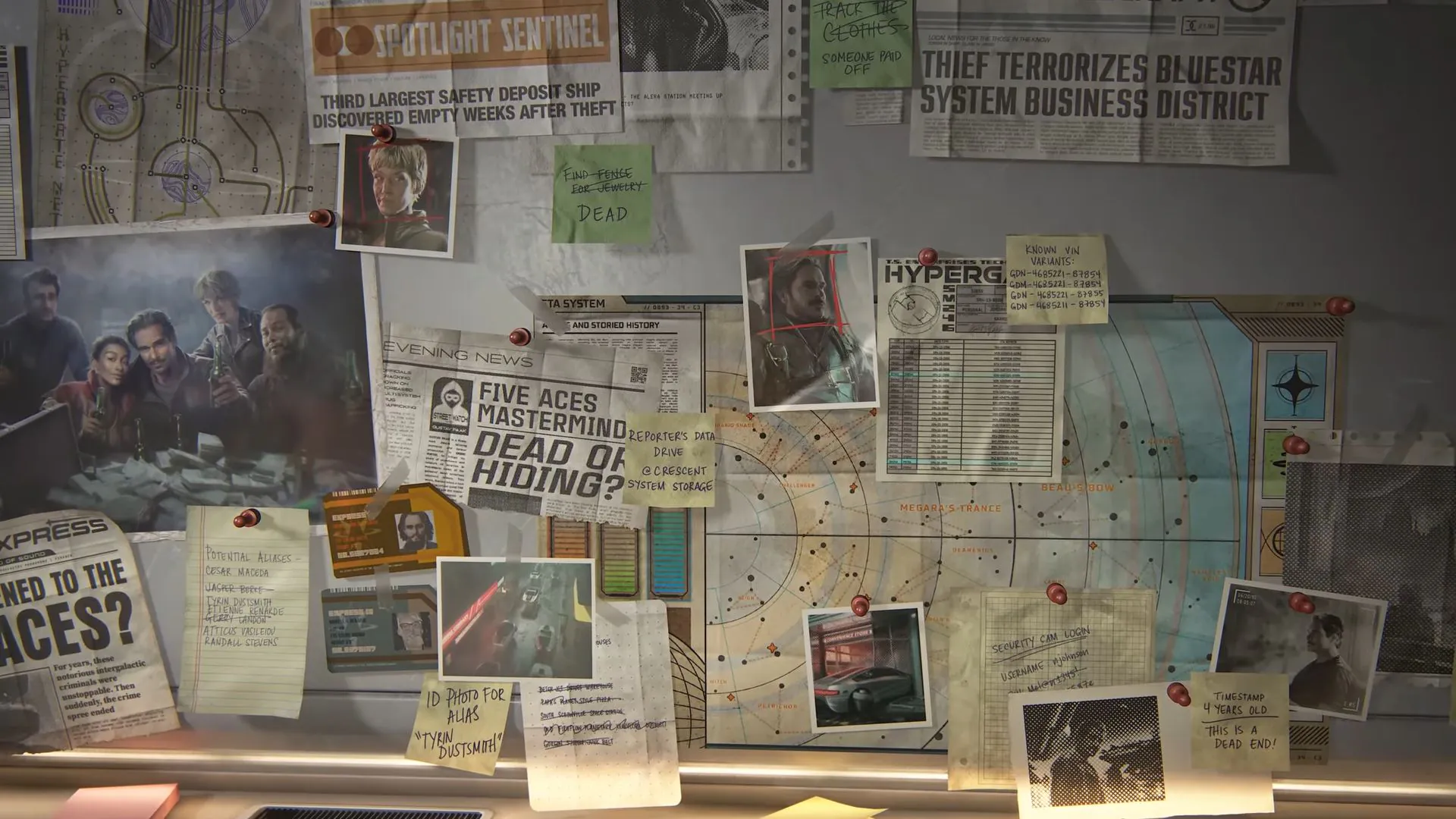 Mystery newspapers