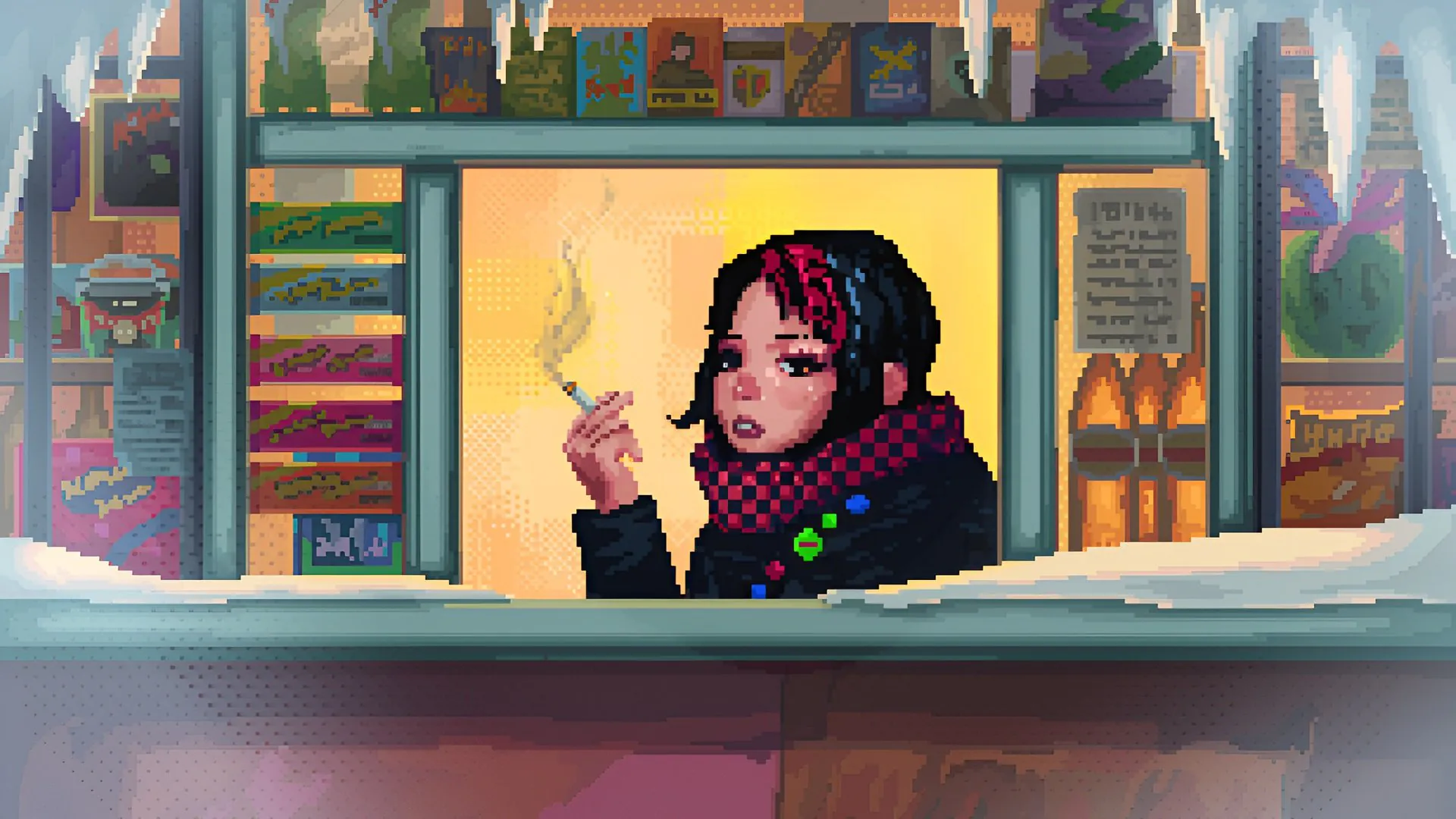 Snow Town Geek Store Promotional Art