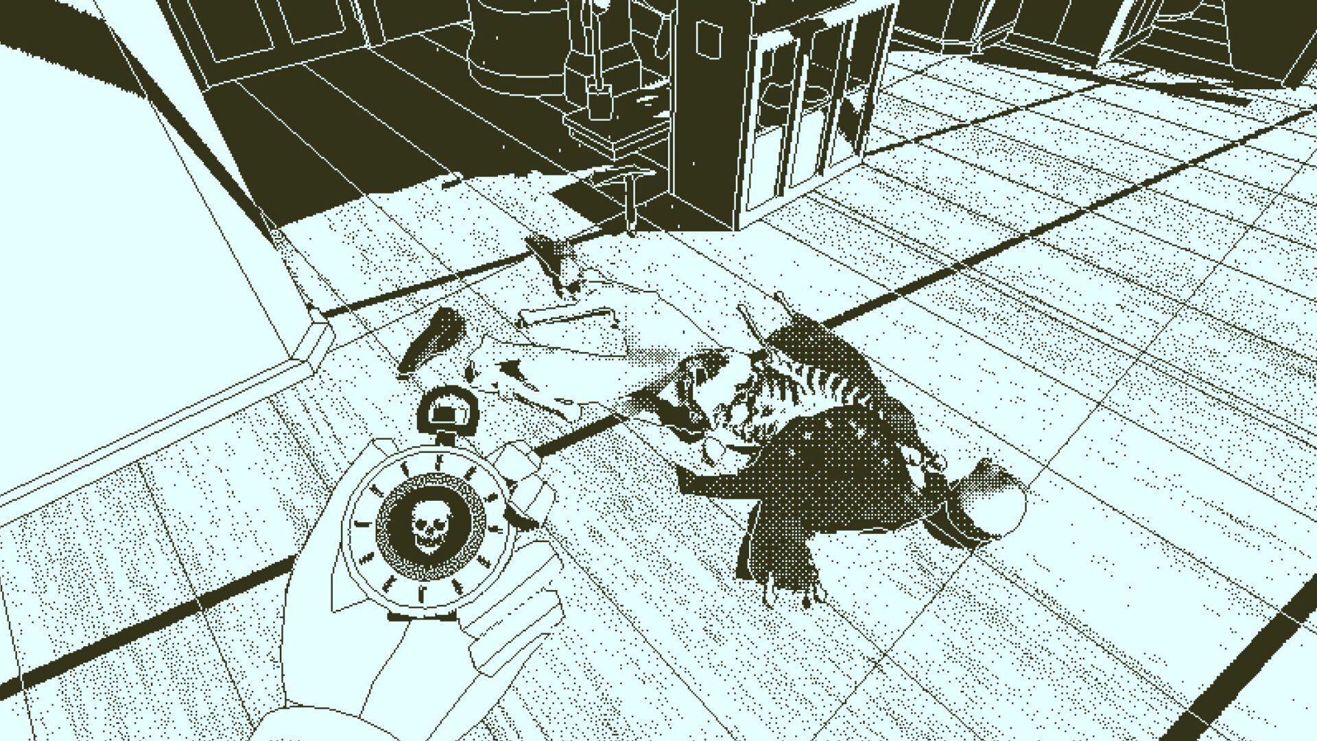 Timepiece reveals clues near skeletal remains in Indie game