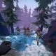 First-person perspective facing armed soldiers in Indie video game