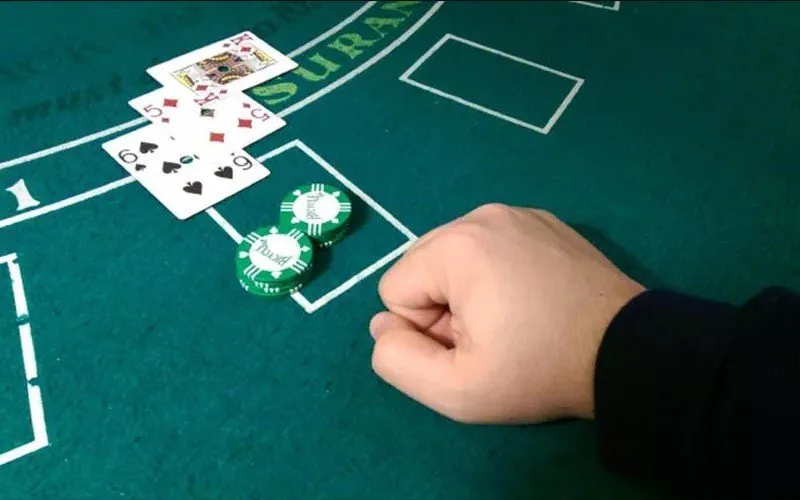 double down blackjack skill control psychology
