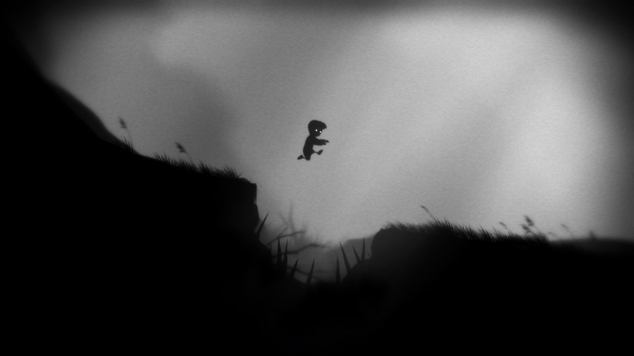 Boy jumps over deadly spikes in darkness