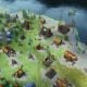 Viking village near shoreline in RTS mobile game